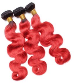 Red Ombre Human Hair