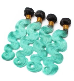MGreen Ombre Human Hair