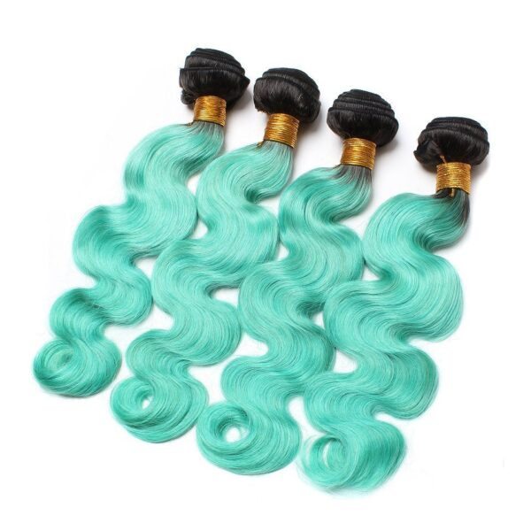 body wave mint green