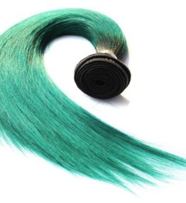 Green Ombre Human Hair