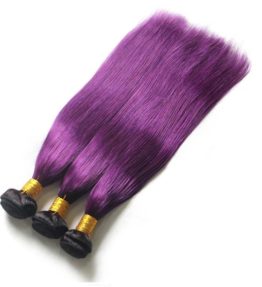 Purple Ombre Human Hair